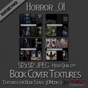 Book Texture Pack Horror_01