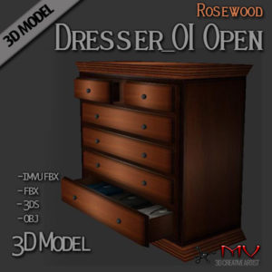 Rosewood Dresser_01 Open